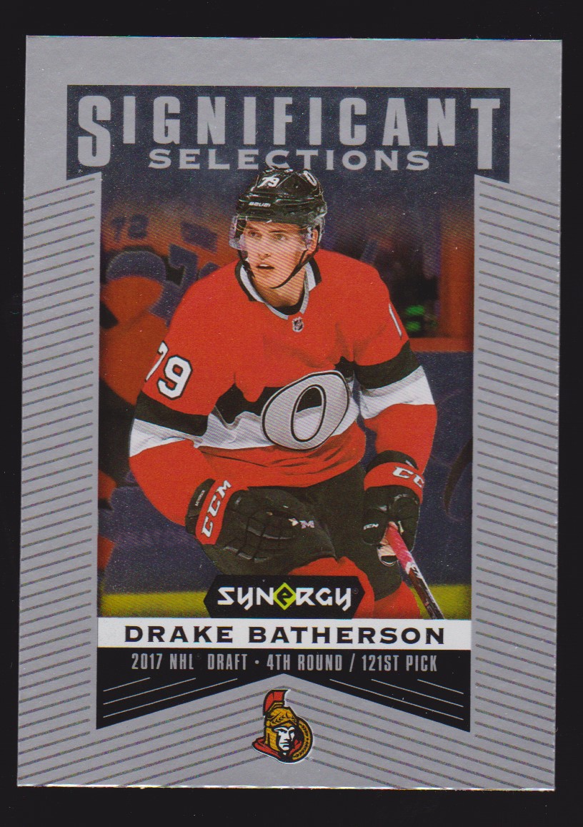2018-19 Synergy Significant Selections #SS8 Drake Batherson (image for) 2018-19 Synergy Significant Selections #SS8 Drake Batherson